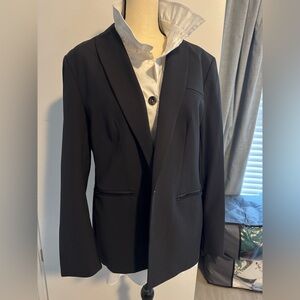 Quince Black Scuba Blazer XL